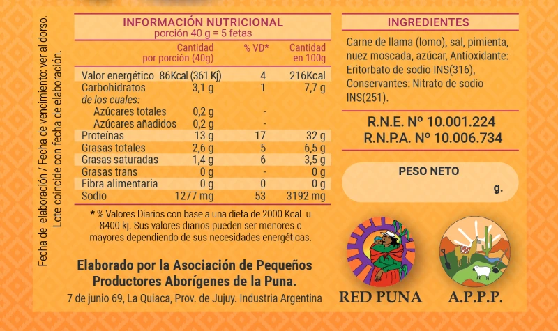 Diseño de información para etiqueta de alimentos