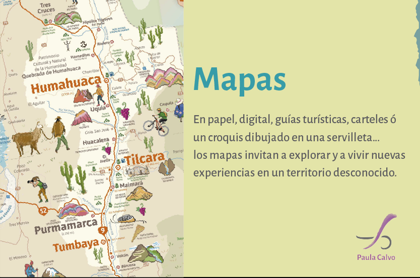 Mapa Quebrada de Humahuaca y Puna jujeña