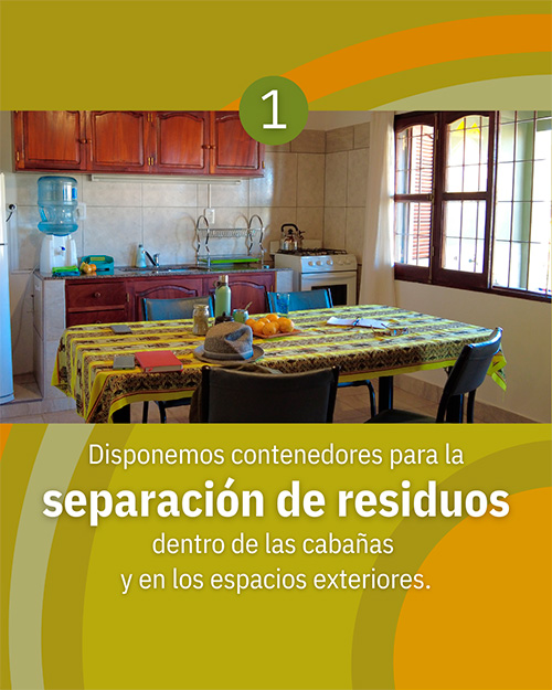 Separacion de residuos Turismo Responsable